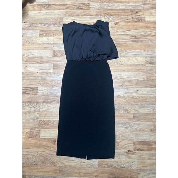 Kai-aakmann Korean designer, highend little black dress empire waist, draped bus - Picture 8 of 11